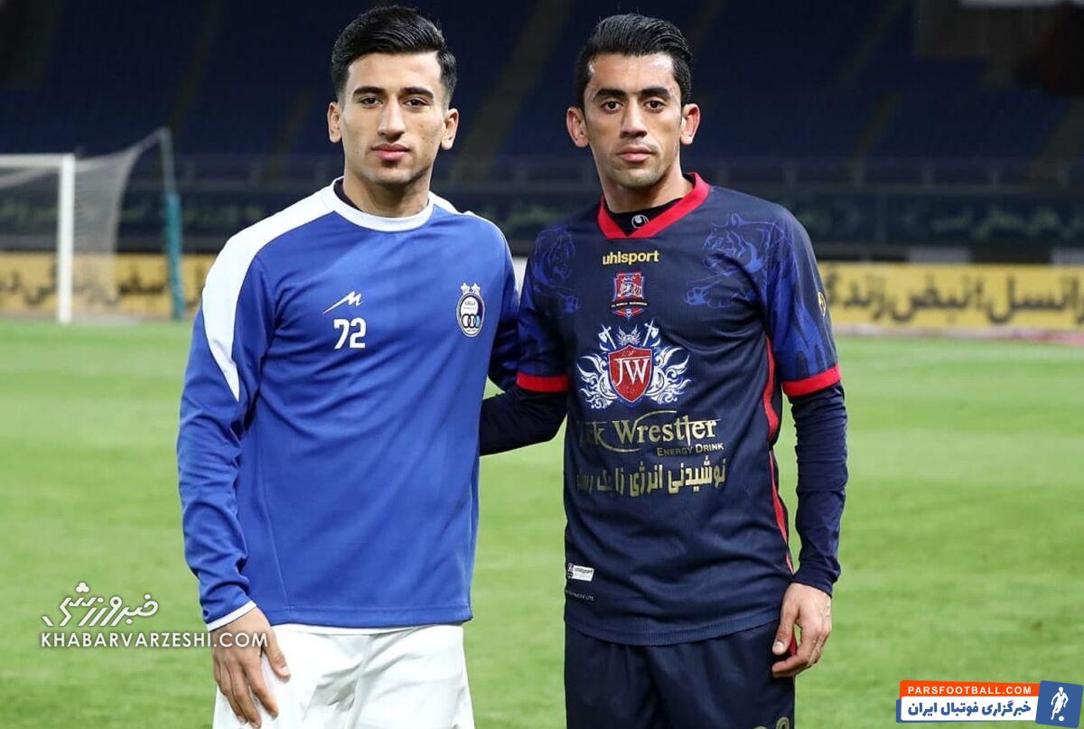 نبرد دوباره دو برادر در دیدار استقلال - نساجی +عکس
