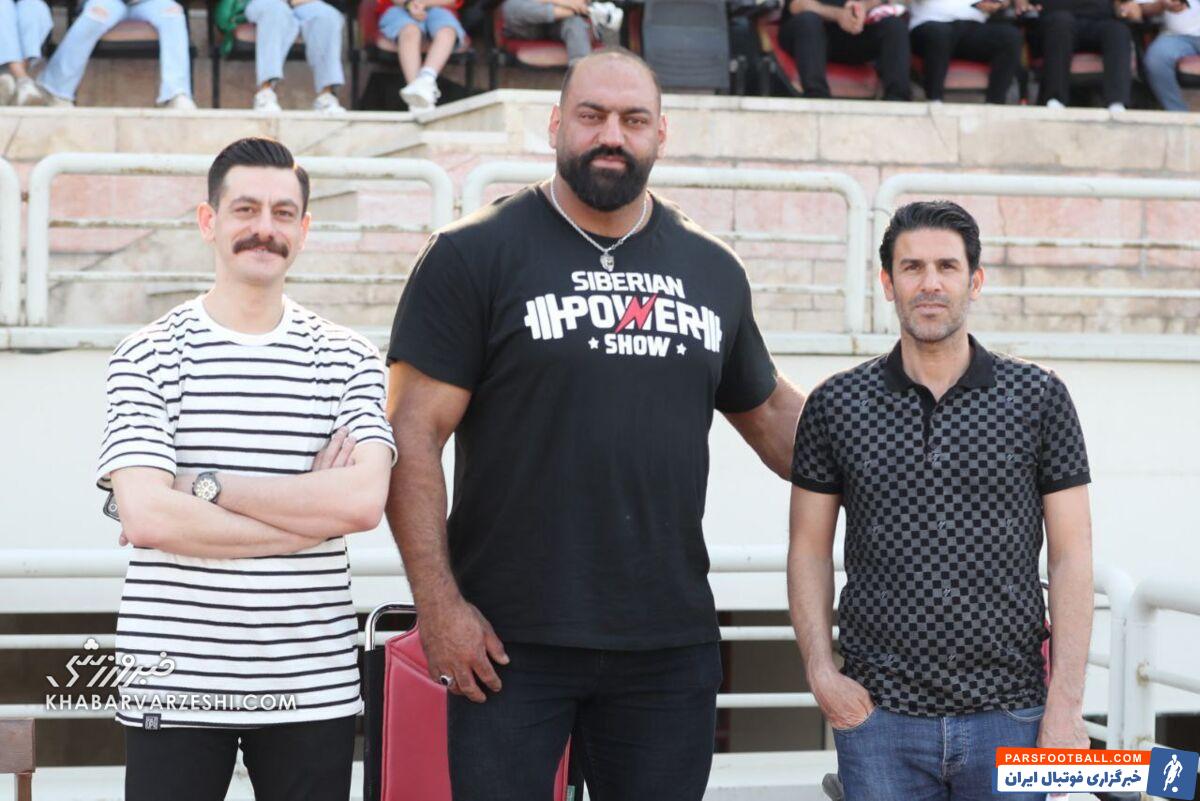 قویترین مرد ایران به پرسپولیسی‌ها پیوست +عکس
