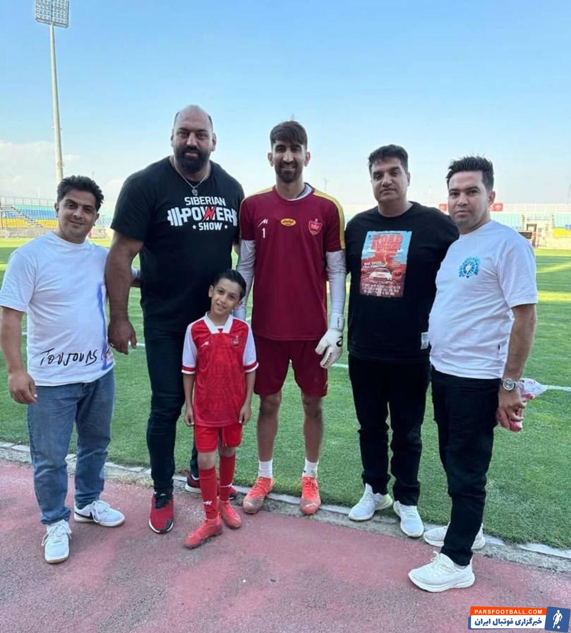 عکس| ملاقات بیرانوند با قویترین مرد ایران