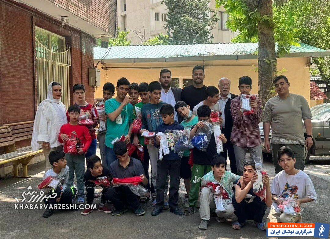 عکس| کار قشنگ ستاره پرسپولیس؛ آرزوهایی که برآورده شد