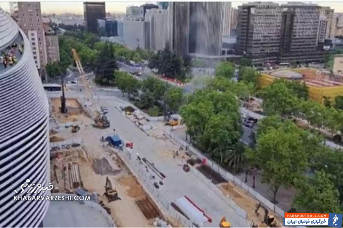 دردسر بزرگ در بازسازی سانتیاگو برنابئو/ نشت گاز و احتمال انفجار در منطقه همه‌چیز را متخل کرد +عکس