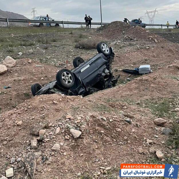 عکس| هافبک سابق استقلال تا مرگ رفت و برگشت!/ تصویر ترسناک از سانحه تصادف