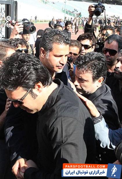 عکس‌| تسلیت علی دایی به آتیلا در آن روز تلخ!