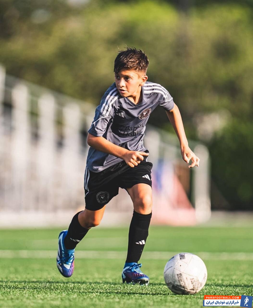 عکس‌| فرزند مسی در راه پدر؛ تیاگو بازیکن اینترمیامی شد!