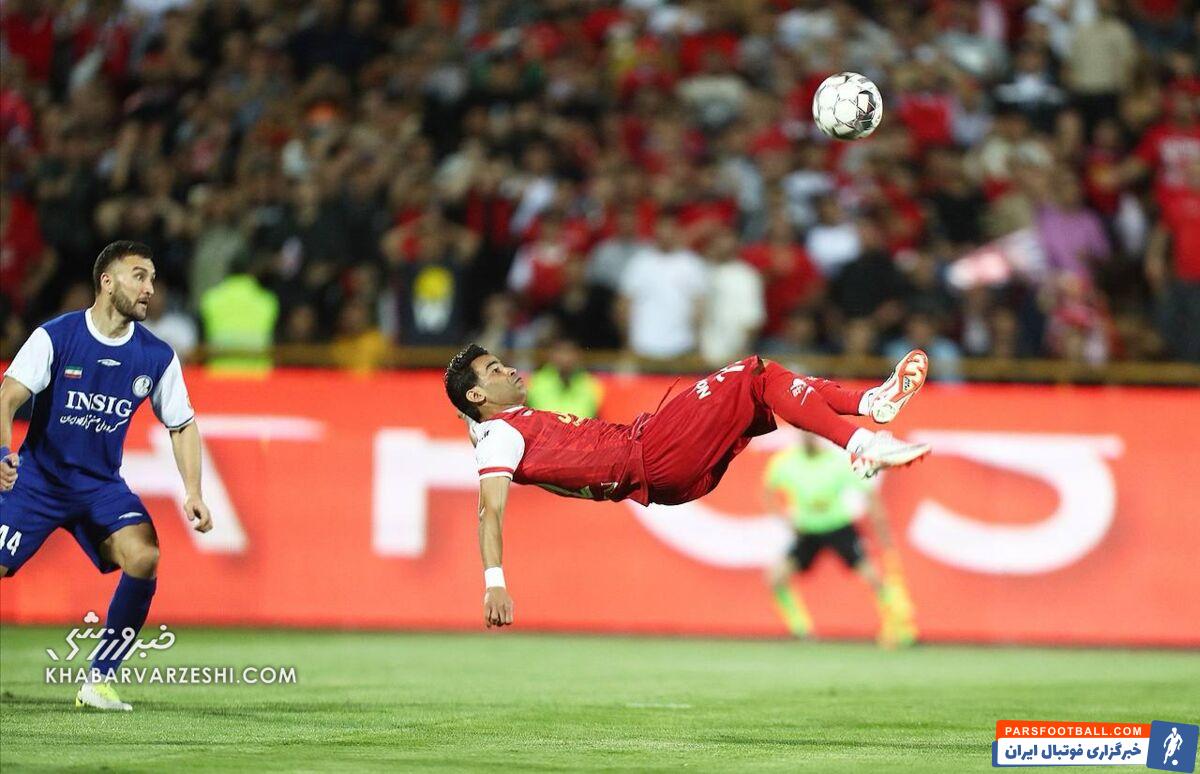 تصاویر| آل‌کثیر سوباسا شد!/ فریم به فریم با ضربه تماشایی مهاجم پرسپولیس