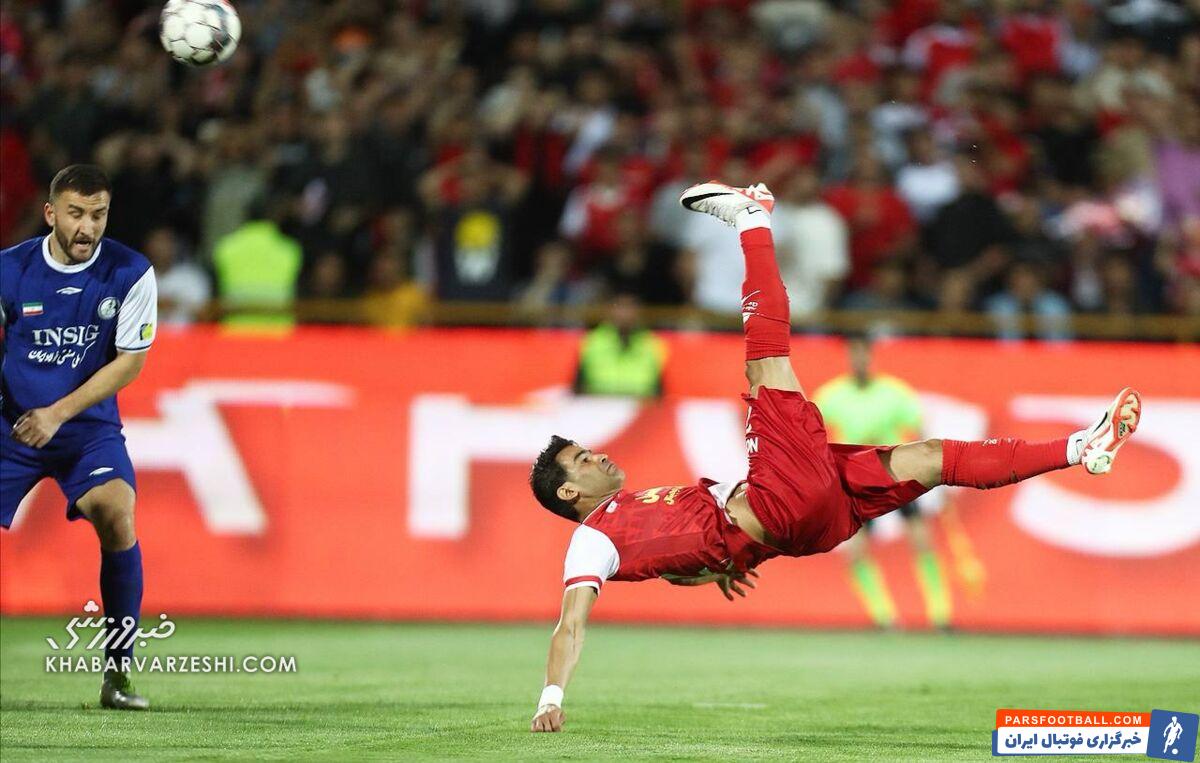 تصاویر| آل‌کثیر سوباسا شد!/ فریم به فریم با ضربه تماشایی مهاجم پرسپولیس