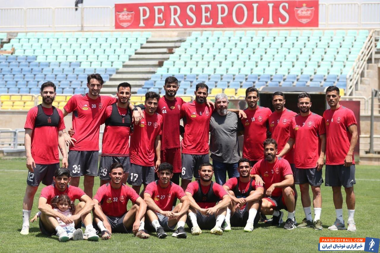 عکس| مهمان ویژه تمرین امروز پرسپولیس چه کسی بود؟