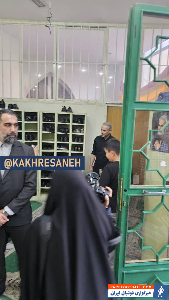 عکس| حضور یحیی گل محمدی در مراسم همراه شهید رئیسی