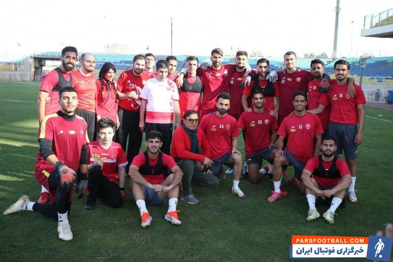 عکس| مهمان ویژه تمرین پرسپولیس چه کسی بود؟