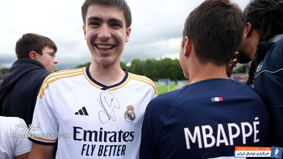 کهکشانی جدید! امباپه پیراهن‌ مادریدی‌ها را امضا کرد +عکس