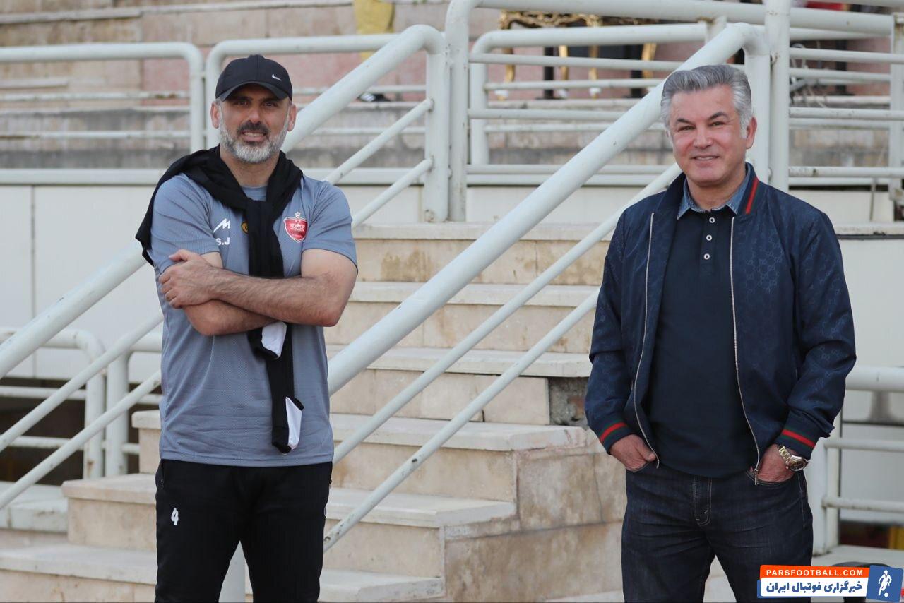 پرسپولیس ؛ حمید استیلی در تمرین سرخ ها حضور پیدا کرد