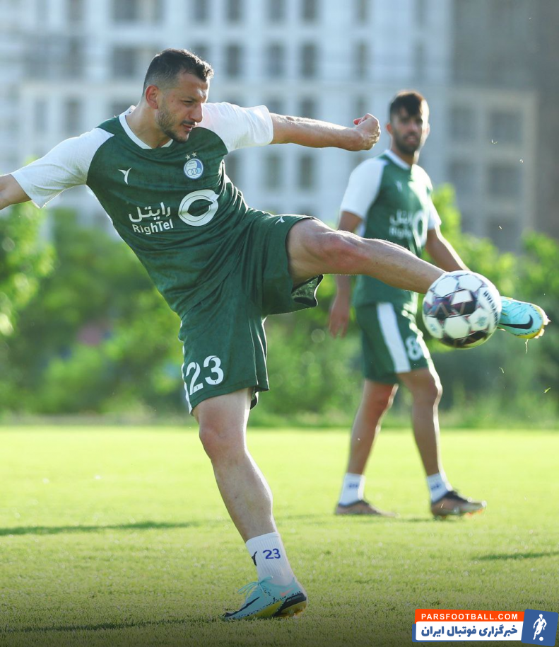 استقلال ؛ رمضانی و بابایی با انگیزه بالا در تمرین استقلال 