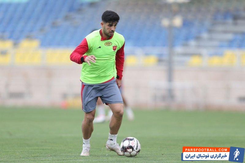 پرسپولیس ؛ محمد خدابندهلو با روحیه بالا در تمرین پرسپولیس