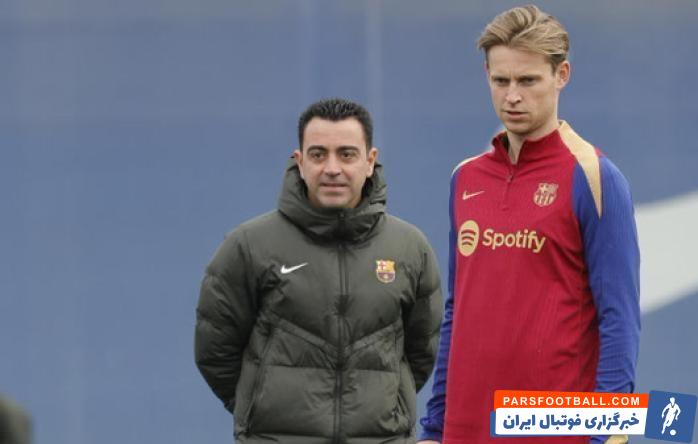 دی یونگ ؛ موافقت ژاوی، سرمربی بارسلونا با فروش فرانکی دی یونگ