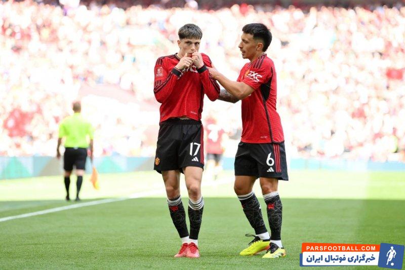 ‏اشتباه وحشتناک مدافع و دروازه‌بان منچسترسیتی باعث شد ‏الخاندرو گارناچو یونایتد را در فینال جام حذفی پیش بیندازد.