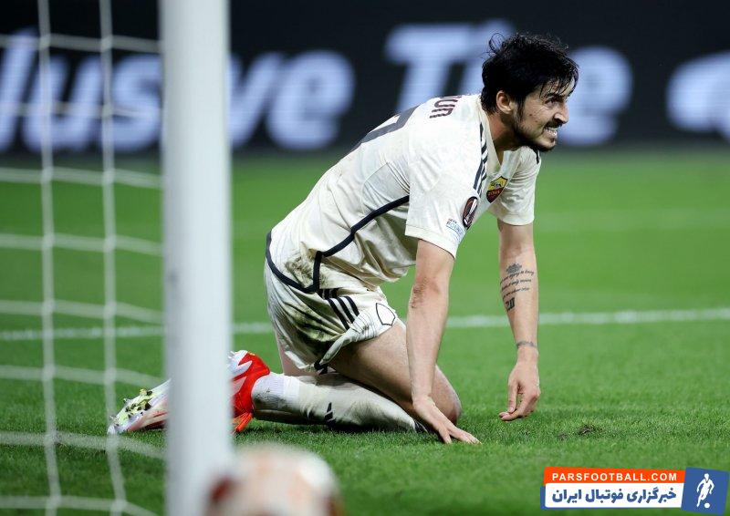 رم ؛ تعویض سردار آزمون در دیدار برابر لورکوزن به علت مصدومیت