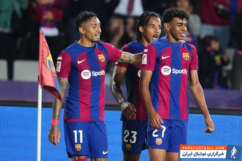 بارسلونا ؛ یامال اولین 5 گله تاریخ لالیگا با 16 سال سن