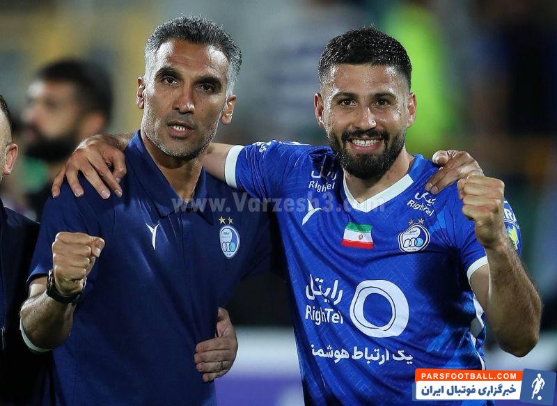 سلیمی ؛ تمجید ایمان سلیمی مدافع استقلال از مهدی هاشمینسب