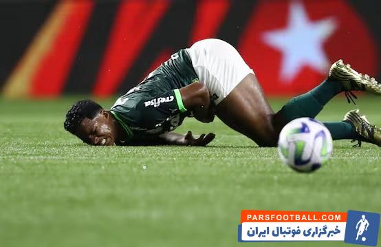 اندریک ؛ مصدومیت شدید اندریک در دیدار پالمیراس برابر ایندیپندنته