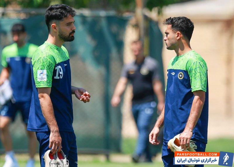 سپاهان ؛ تمرین بازیکنان سپاهان قبل از دیدار برابر مس رفسنجان تحت هدایت محرم نویدکیا