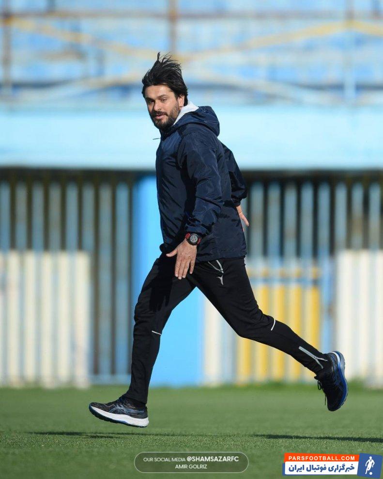 دقیقی ؛ پا به توپ شدن سعید دقیقی در تمرین شمس آذر