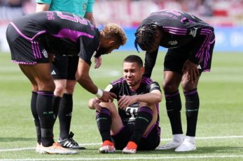 بایرن مونیخ ؛ مصدومیت رافائل گریرو بازیکن بایرن مونیخ در دیدار برابر اشتوتگارت