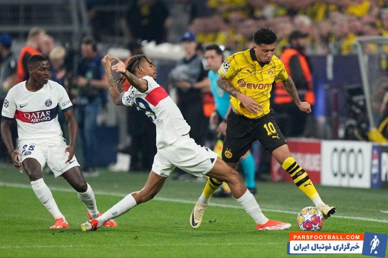 دورتموند ؛ عملکرد درخشان جیدون سانچو در ترکیب دورتموند برابر پاری سن ژرمن