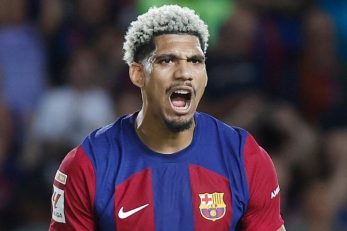 بارسلونا ؛ برچسب قیمتی 100 میلیون یورویی بارسلونا روی رونالد آرائوخو