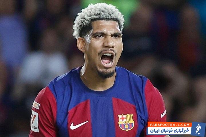 بارسلونا ؛ برچسب قیمتی 100 میلیون یورویی بارسلونا روی رونالد آرائوخو