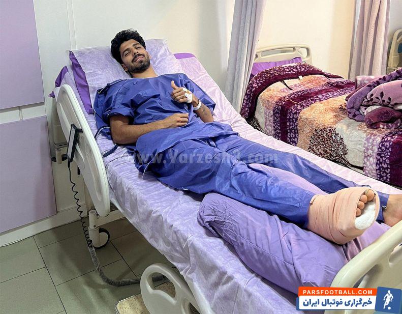 غلامرضا ؛ آشیل پای غلامرضا ثابت ایمانی بازیکن پیکان جراحی شد