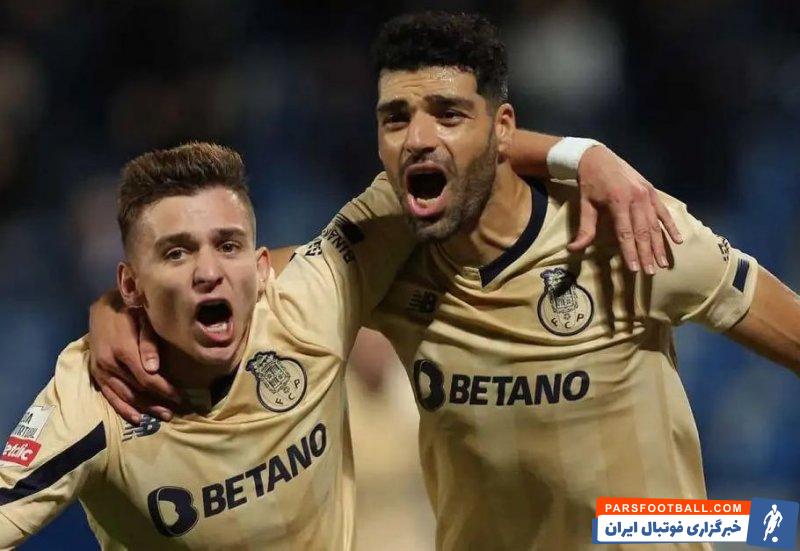 طارمی ؛ مهدی طارمی لژیونر ایرانی روی پوستر باشگاه پورتو برای دیدار با چاوز