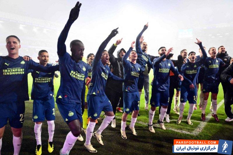 آیندهوون ؛ مسجل شدن قهرمانی آیندهوون در صورت کسب یک پیروزی از سه دیدار