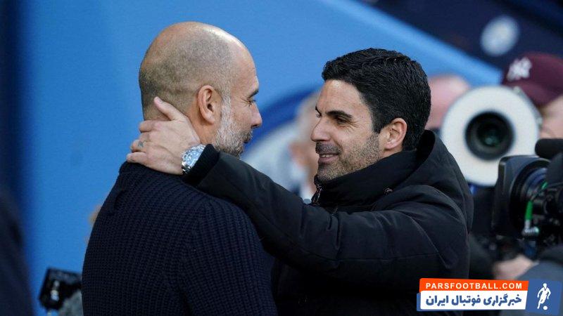 منچسترسیتی ؛ پپ گواردیولا : آرتتا و آرسنال خواب را از ما گرفته است