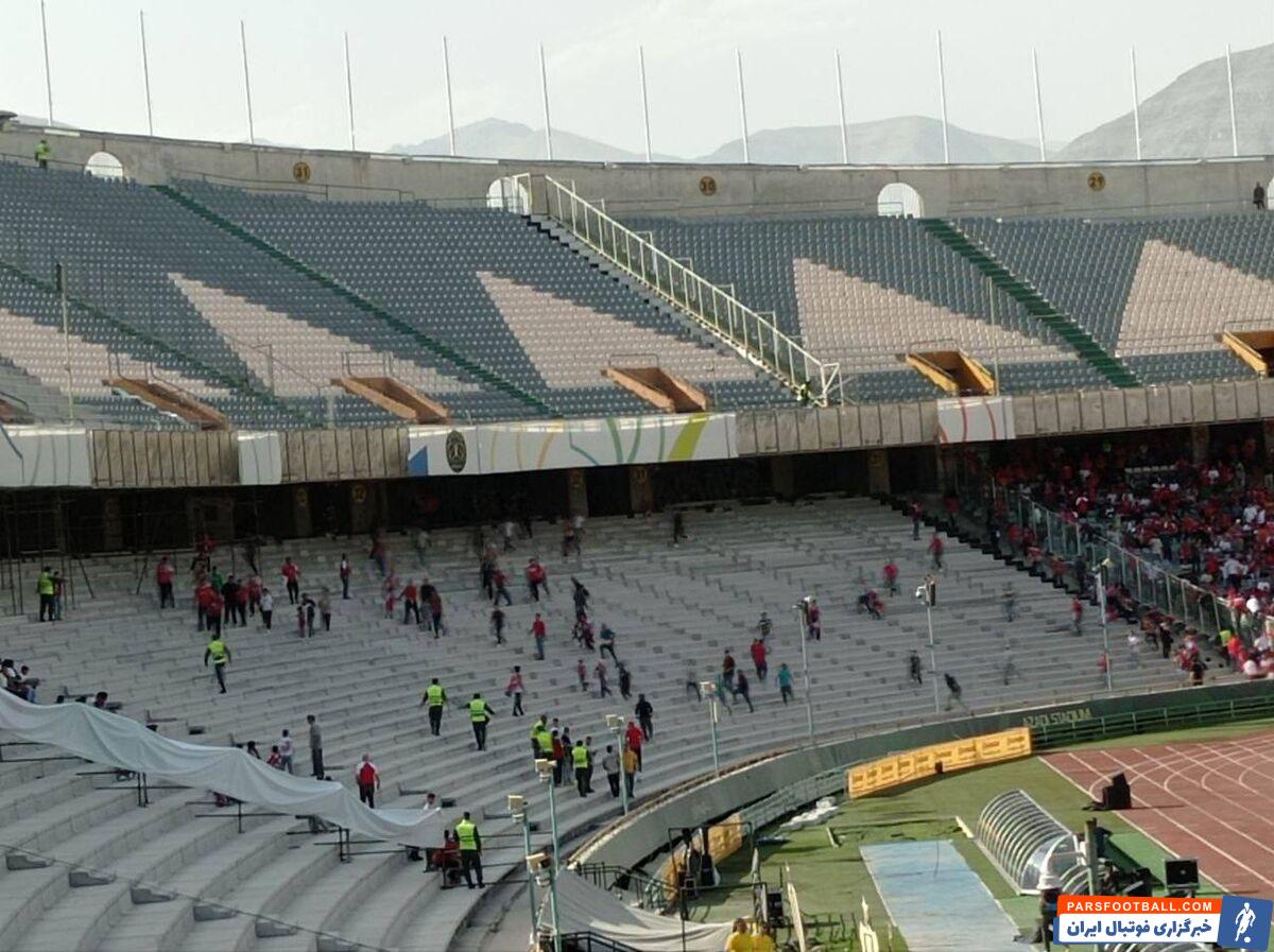 حمله پرسپولیسی‌ها به منطقه ممنوعه!/ کنترل اوضاع از دست رفت! +عکس