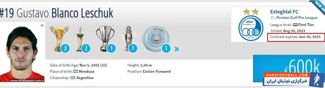 عکس| مهاجم آرژانتینی استقلال تکلیف رفتن یا ماندنش را مشخص کرد