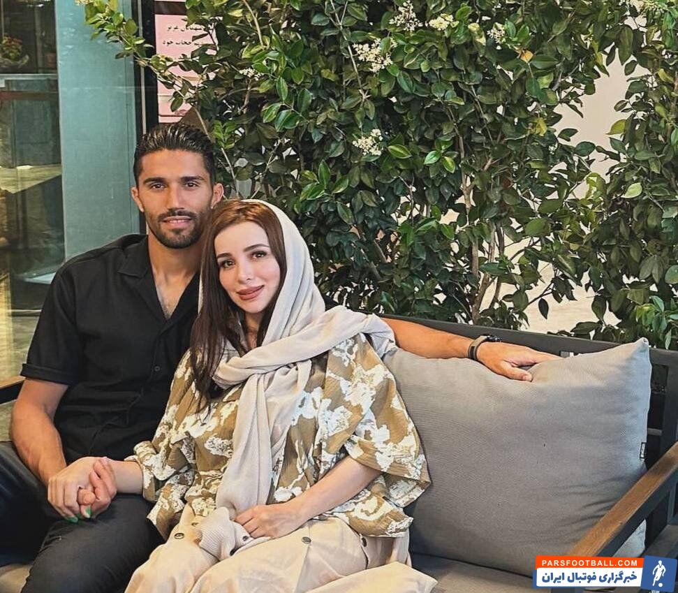 عکس| قاب ۲ نفره از حسین حسینی و همسرش