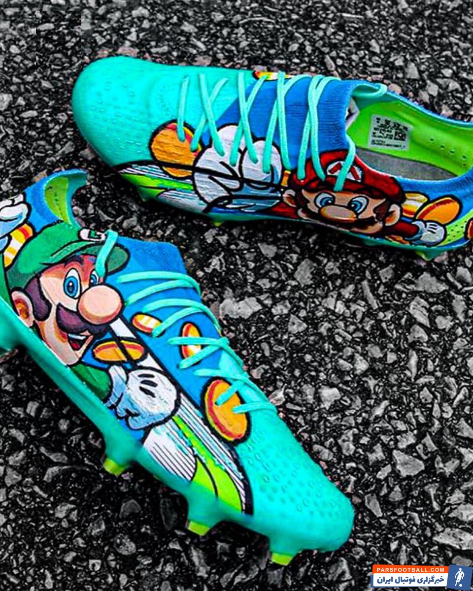 «سوپرماریو» روی استوک‌های ستاره آلبانی/ شخصیت معروف بازی‌های کامپیوتری وارد یورو ۲۰۲۴ شد +عکس