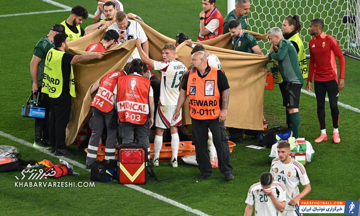 لحظات هولناک در یورو ۲۰۲۴؛ تراژدی اریکسن به شکل دیگر تکرار شد/ کار ستاره مجارها به اتاق عمل کشیده شد؛ برای او دعا کنید +تصاویر
