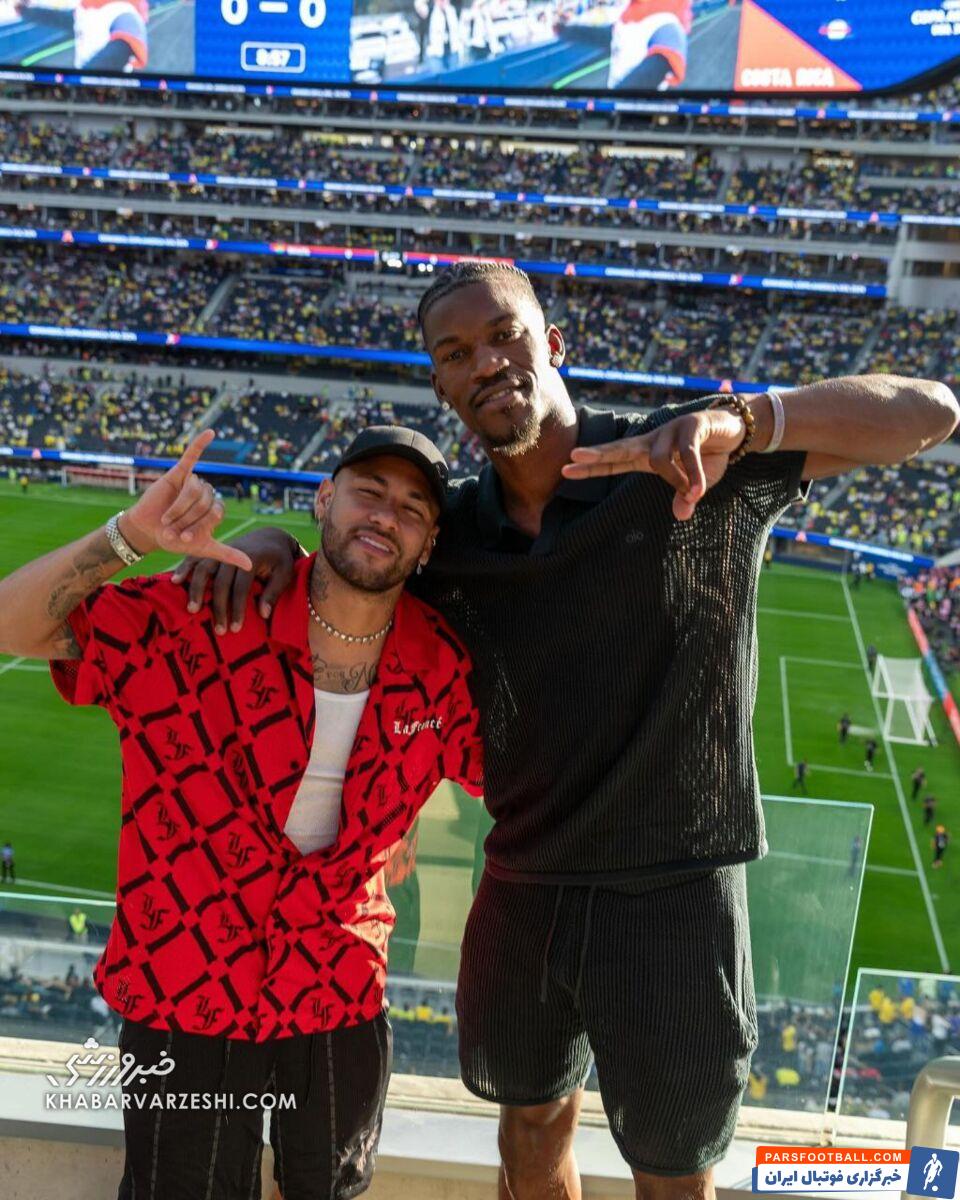 عکس| نیمار کوپا آمریکا را از دست داد اما به کالیفرنیا رفت!