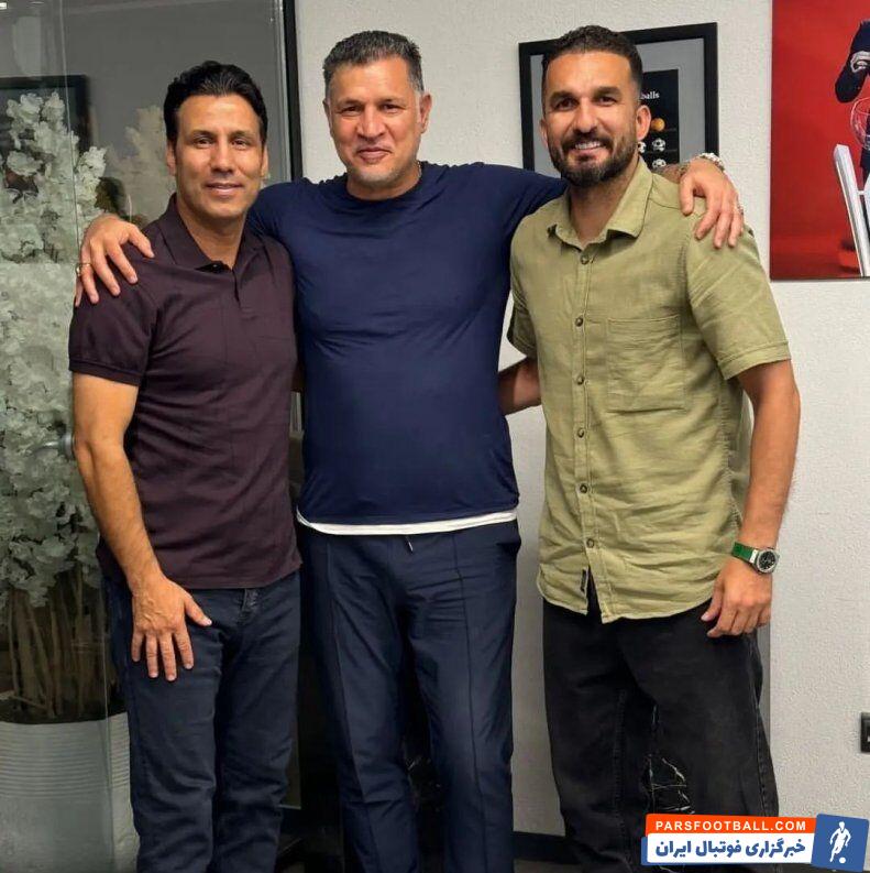 عکس| ۲ پرسپولیسی به دیدار علی دایی رفتند