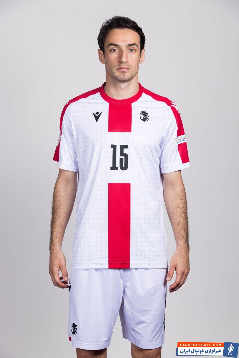 گرجستان ؛ ژست های جذاب گئورگی گولسیانی در تیم گرجستاان برای یورو 2024