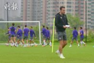 هنگ کنگ ؛ تمرین بازیکنان هنگ کنگ پیش از دیدار برابر تیم ملی ایران