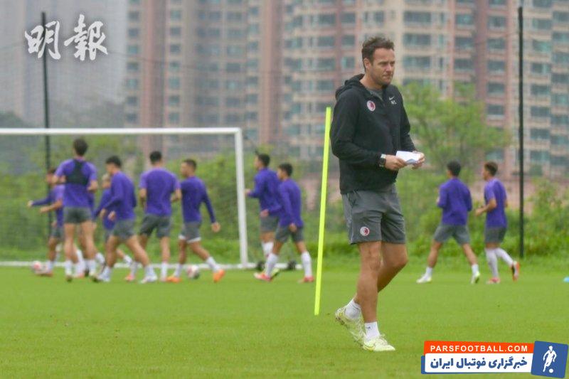 هنگ کنگ ؛ تمرین بازیکنان هنگ کنگ پیش از دیدار برابر تیم ملی ایران