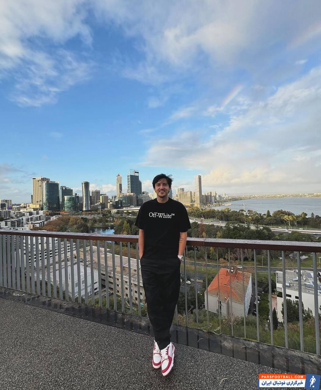 سردار آزمون با آرین قاسمی مترجم پیشین کی روش دیدار کرد