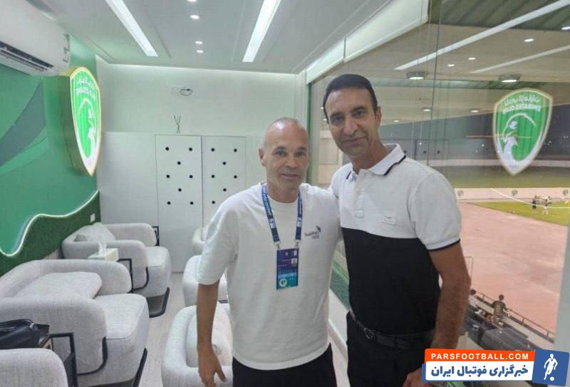 رضا عنایتی ملاقات جالبی با آندرس اینیستا داشت