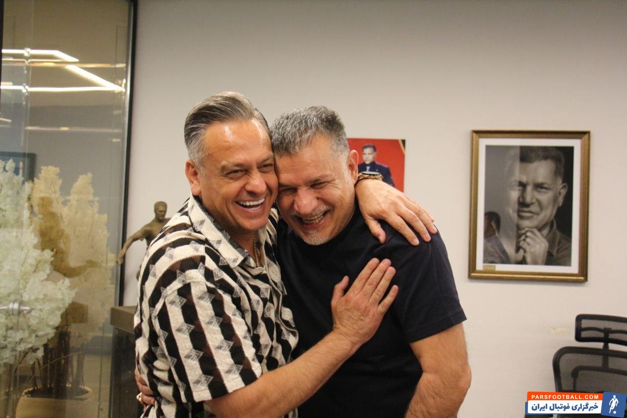 رضا شاهرودی پیشکسوت پرسپولیس به دیدار علی دایی رفت