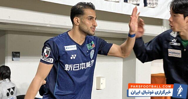 آویسپا فوکواوکا با درخشش ستاره ایرانی مقابل حریفش به برتری رسید