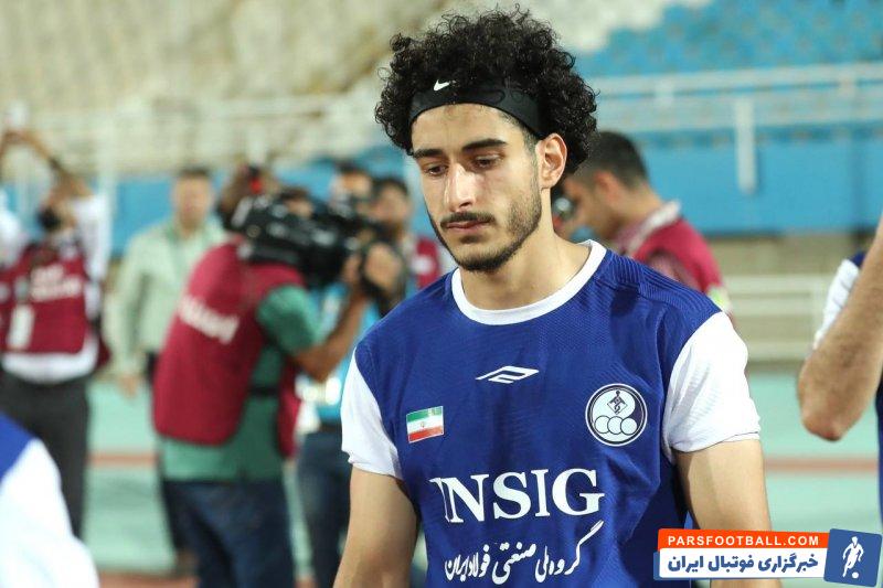 جواد آقاییپور بازیکن استقلال خوزستان با انگیزه بالا در اردوی تیم ملی