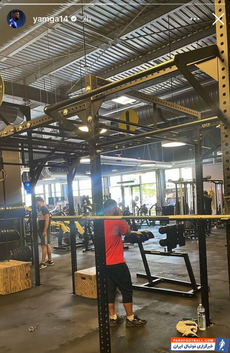 یامگا ؛ تمرین کوین یامگا بدون چشم بند در روزهای تعطیلی مسابقات لیگ برتر 