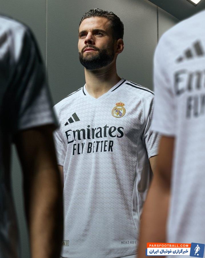 ناچو ؛ حضور ناچو در تصاویر رونمایی از پیراهن فصل آینده رئال مادرید